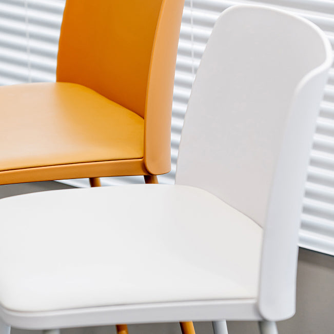 Nordic Bar-stool Plastic Counter Bar Stool with Metal Legs for Home Clearhalo 'Bar Furniture' 'Bar Stools' 'bar_stools' 'furn' 'furn_bar_stools' 'Furniture' 'furniture_bar_stools' 'Kitchen & Dining Furniture' 5011521