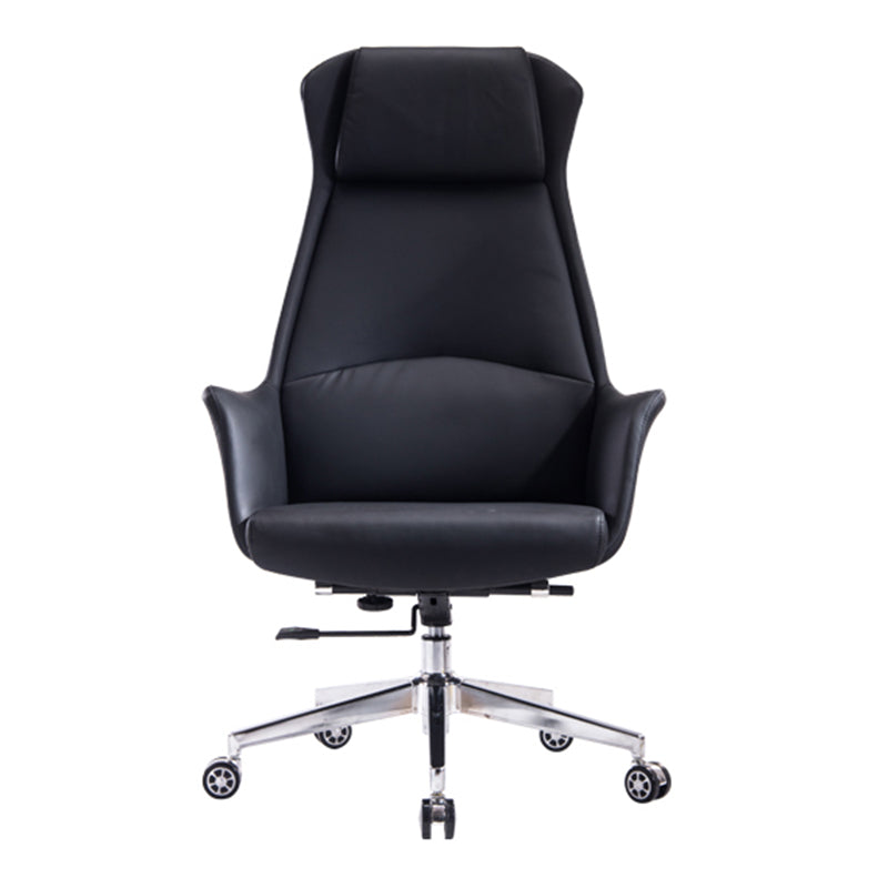 Modern Computer Task Chair Height-adjustable Office Chair with Upholstered Clearhalo 'furn' 'furn_office_chair' 'Furniture' 'furniture_office_chair' 'Office Chairs' 'Office Furniture' 'office_chair' 5011595