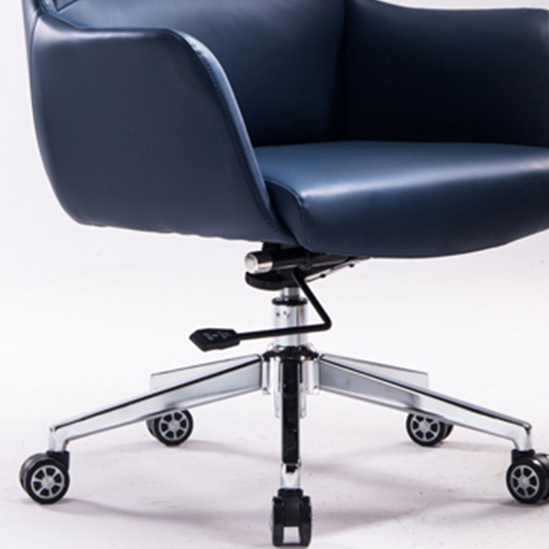 Modern Computer Task Chair Height-adjustable Office Chair with Upholstered Clearhalo 'furn' 'furn_office_chair' 'Furniture' 'furniture_office_chair' 'Office Chairs' 'Office Furniture' 'office_chair' 5011603