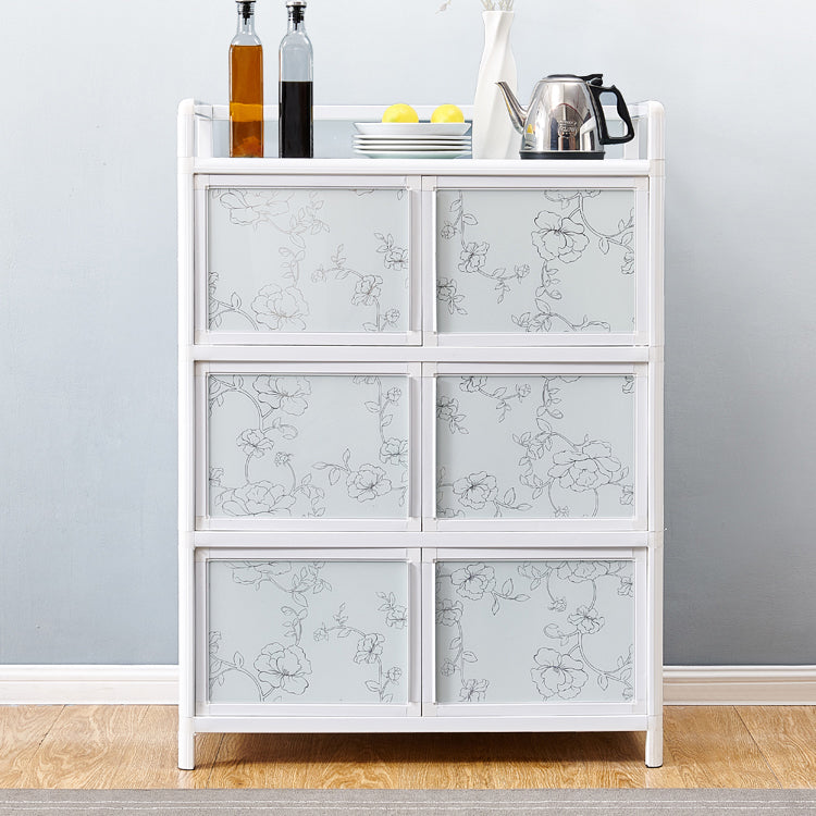 Contemporary Modern Glass Doors Sideboard Dining Room Sideboard Clearhalo 'buffet_sideboard' 'Buffets & Sideboards' 'furn' 'furn_buffet_sideboard' 'Furniture' 'furniture_buffet_sideboard' 'Kitchen & Dining Furniture' 5011872