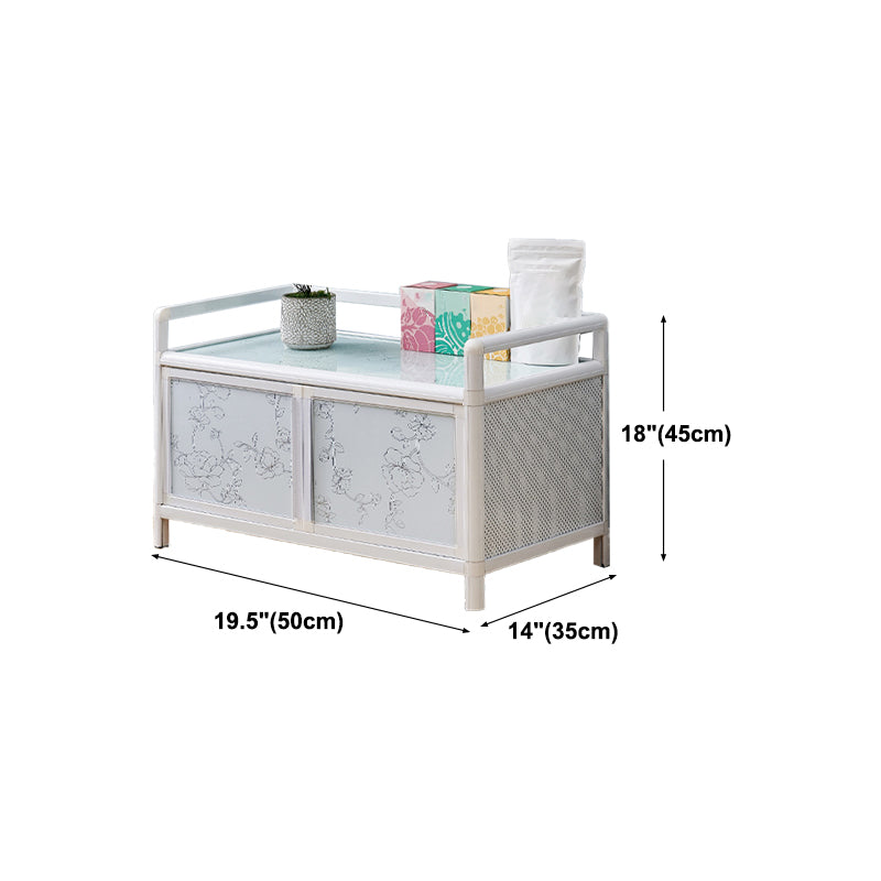 Contemporary Modern Glass Doors Sideboard Dining Room Sideboard Clearhalo 'buffet_sideboard' 'Buffets & Sideboards' 'furn' 'furn_buffet_sideboard' 'Furniture' 'furniture_buffet_sideboard' 'Kitchen & Dining Furniture' 5011889