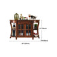 Brown Ash Wood Dining Server Contemporary Dining Server with Doors and Drawers Clearhalo 'buffet_sideboard' 'Buffets & Sideboards' 'furn' 'furn_buffet_sideboard' 'Furniture' 'furniture_buffet_sideboard' 'Kitchen & Dining Furniture' 5011906