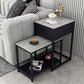 Modern Square 4 Legs End Table with Shelves and Storage for Living Room Clearhalo 'Coffee & Accent Tables' 'End & Side Tables' 'end_side_table' 'end_side_tables' 'furn' 'furn_end_side_tables' 'Furniture' 'furniture_end_side_table' 'Living Room Furniture' 5012026