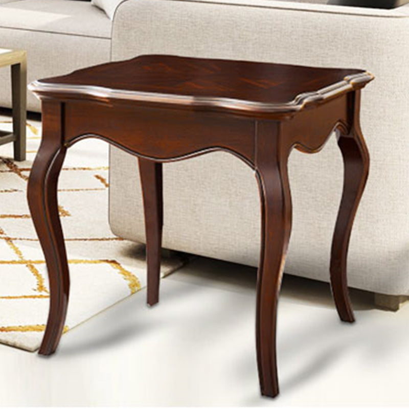 Traditional Square End Table 4 Legs Sofa Side End Table for Living Room Copper Shelves Not Included Clearhalo 'Coffee & Accent Tables' 'End & Side Tables' 'end_side_table' 'end_side_tables' 'furn' 'furn_end_side_tables' 'Furniture' 'furniture_end_side_table' 'Living Room Furniture' 5012190