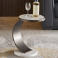 Marble Top End Table C Shape Sofa Side End Table for Living Room Clearhalo 'Coffee & Accent Tables' 'End & Side Tables' 'end_side_table' 'end_side_tables' 'furn' 'furn_end_side_tables' 'Furniture' 'furniture_end_side_table' 'Living Room Furniture' 5012302