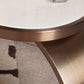 Marble Top End Table C Shape Sofa Side End Table for Living Room Clearhalo 'Coffee & Accent Tables' 'End & Side Tables' 'end_side_table' 'end_side_tables' 'furn' 'furn_end_side_tables' 'Furniture' 'furniture_end_side_table' 'Living Room Furniture' 5012309