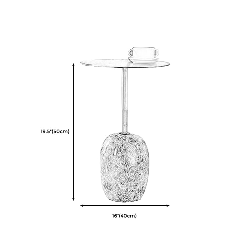 Gorgeous Square Steel Trestle End Table with no Wheel for Living Room Clearhalo 'Coffee & Accent Tables' 'End & Side Tables' 'end_side_table' 'end_side_tables' 'furn' 'furn_end_side_tables' 'Furniture' 'furniture_end_side_table' 'Living Room Furniture' 5012453