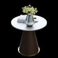 23.62"L x 23.62'W x 29.53"H Square Pedestal End Table for Living Room Clearhalo 'Coffee & Accent Tables' 'End & Side Tables' 'end_side_table' 'end_side_tables' 'furn' 'furn_end_side_tables' 'Furniture' 'furniture_end_side_table' 'Living Room Furniture' 5012511