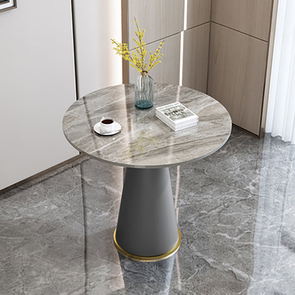 23.62"L x 23.62'W x 29.53"H Square Pedestal End Table for Living Room 23.6"L x 23.6"W x 29.5"H Gray Gray Clearhalo 'Coffee & Accent Tables' 'End & Side Tables' 'end_side_table' 'end_side_tables' 'furn' 'furn_end_side_tables' 'Furniture' 'furniture_end_side_table' 'Living Room Furniture' 5012515