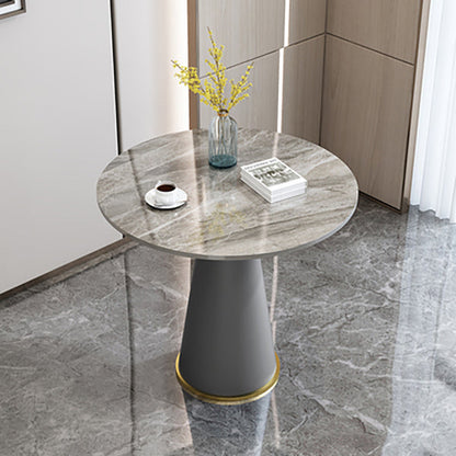 23.62"L x 23.62'W x 29.53"H Square Pedestal End Table for Living Room 23.6"L x 23.6"W x 29.5"H Gray Gray Clearhalo 'Coffee & Accent Tables' 'End & Side Tables' 'end_side_table' 'end_side_tables' 'furn' 'furn_end_side_tables' 'Furniture' 'furniture_end_side_table' 'Living Room Furniture' 5012515