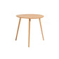 Modern Wood Round Side Table 4 Legs End Table in Natural/White 24"L x 24"W x 16.5"H Natural Gray Clearhalo 'Coffee & Accent Tables' 'End & Side Tables' 'end_side_table' 'end_side_tables' 'furn' 'furn_end_side_tables' 'Furniture' 'furniture_end_side_table' 'Living Room Furniture' 5012691