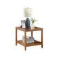 Farmhouse Living Room 4-Leg End Table One-Shelf Wooden Sofa End Table Clearhalo 'Coffee & Accent Tables' 'End & Side Tables' 'end_side_table' 'end_side_tables' 'furn' 'furn_end_side_tables' 'Furniture' 'furniture_end_side_table' 'Living Room Furniture' 5012708