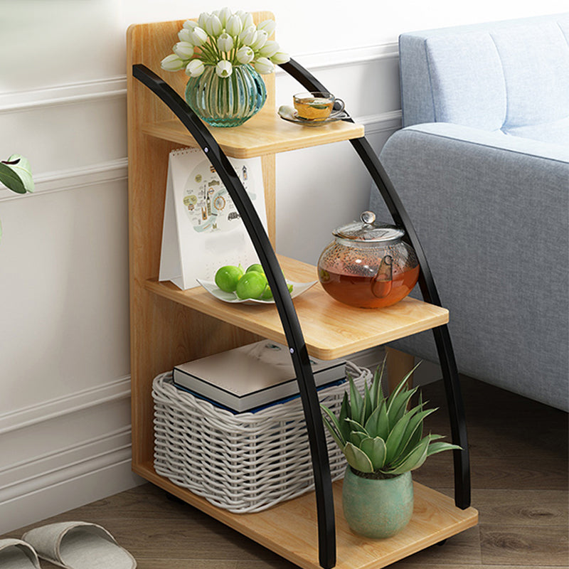 Modern Wood End Table with Storage and no drawer for Living Room Clearhalo 'Coffee & Accent Tables' 'End & Side Tables' 'end_side_table' 'end_side_tables' 'furn' 'furn_end_side_tables' 'Furniture' 'furniture_end_side_table' 'Living Room Furniture' 5012812