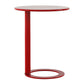 26" Tall Metal End Table Round Modern Pedestal Accent Side Table 20"L x 20"W x 25.5"H Red Clearhalo 'Coffee & Accent Tables' 'End & Side Tables' 'end_side_table' 'end_side_tables' 'furn' 'furn_end_side_tables' 'Furniture' 'furniture_end_side_table' 'Living Room Furniture' 5012819