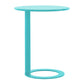 26" Tall Metal End Table Round Modern Pedestal Accent Side Table Lake Blue Clearhalo 'Coffee & Accent Tables' 'End & Side Tables' 'end_side_table' 'end_side_tables' 'furn' 'furn_end_side_tables' 'Furniture' 'furniture_end_side_table' 'Living Room Furniture' 5012824