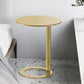 26" Tall Metal End Table Round Modern Pedestal Accent Side Table Gold Clearhalo 'Coffee & Accent Tables' 'End & Side Tables' 'end_side_table' 'end_side_tables' 'furn' 'furn_end_side_tables' 'Furniture' 'furniture_end_side_table' 'Living Room Furniture' 5012826