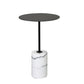 Iron and Marble End Table 11.8" Tall Mid-Century Round Drum Side Table Clearhalo 'Coffee & Accent Tables' 'End & Side Tables' 'end_side_table' 'end_side_tables' 'furn' 'furn_end_side_tables' 'Furniture' 'furniture_end_side_table' 'Living Room Furniture' 5012897
