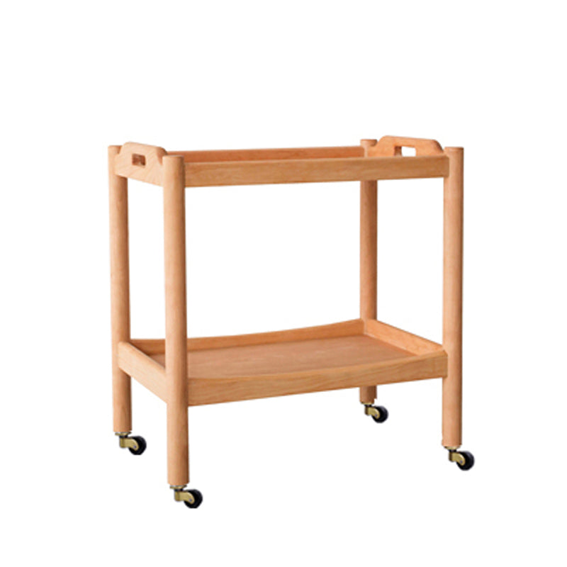 Rectangular Solid Wood Side Table Farmhouse 17" Wide Side Table with Wheels Clearhalo 'Coffee & Accent Tables' 'End & Side Tables' 'end_side_table' 'end_side_tables' 'furn' 'furn_end_side_tables' 'Furniture' 'furniture_end_side_table' 'Living Room Furniture' 5012994