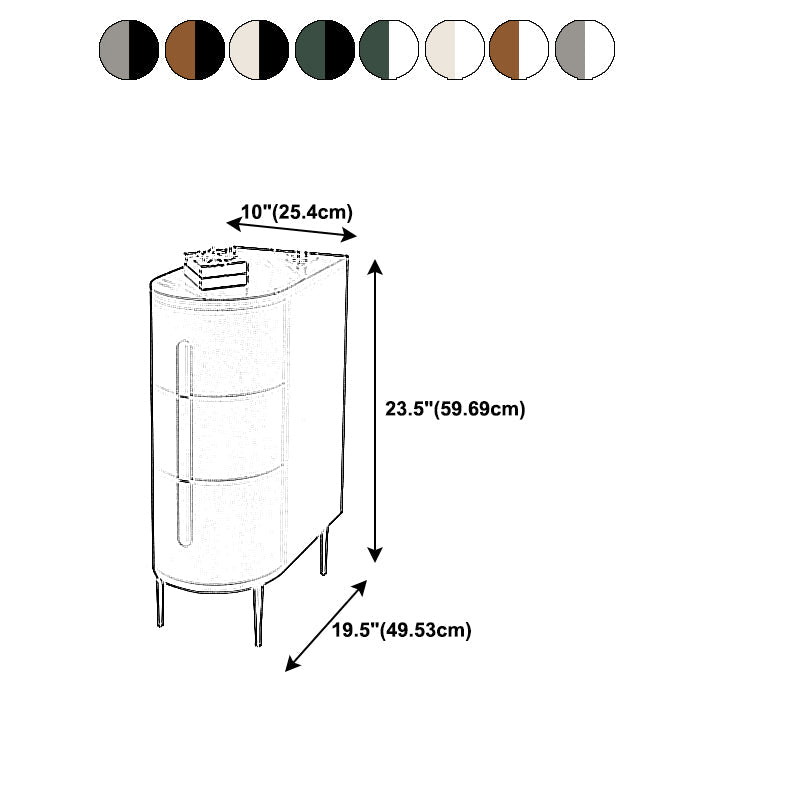 Faux Marble Top End Table,23.6"Tall End Table with 3 drawers Clearhalo 'Coffee & Accent Tables' 'End & Side Tables' 'end_side_table' 'end_side_tables' 'furn' 'furn_end_side_tables' 'Furniture' 'furniture_end_side_table' 'Living Room Furniture' 5013041