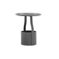 19.69"L x 19.69"W x 20.87"H Round Frame End Table with Storage and Shelf Dark Gray Clearhalo 'Coffee & Accent Tables' 'End & Side Tables' 'end_side_table' 'end_side_tables' 'furn' 'furn_end_side_tables' 'Furniture' 'furniture_end_side_table' 'Living Room Furniture' 5013135