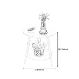 Contemporary Wooden Round Side Table Three Wooden Legs End Table Clearhalo 'Coffee & Accent Tables' 'End & Side Tables' 'end_side_table' 'end_side_tables' 'furn' 'furn_end_side_tables' 'Furniture' 'furniture_end_side_table' 'Living Room Furniture' 5013237