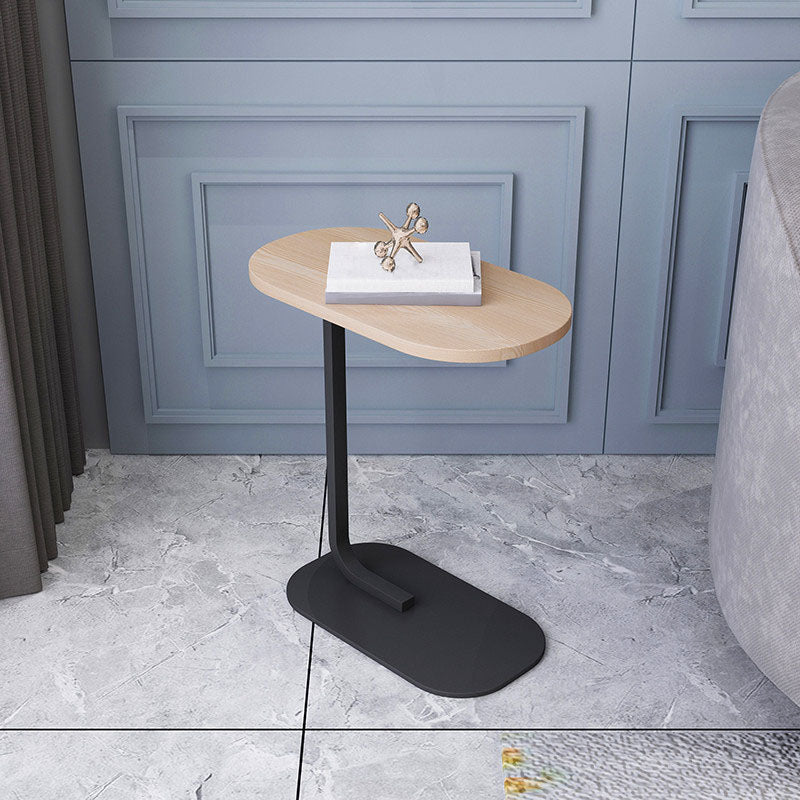 22 inch Tall Pedestal Side Table Antique Brown Solid Wood Side End Table Black Natural Clearhalo 'Coffee & Accent Tables' 'End & Side Tables' 'end_side_table' 'end_side_tables' 'furn' 'furn_end_side_tables' 'Furniture' 'furniture_end_side_table' 'Living Room Furniture' 5013239