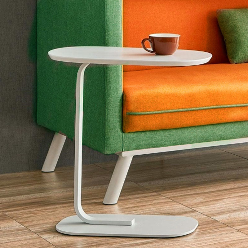 22 inch Tall Pedestal Side Table Antique Brown Solid Wood Side End Table White White Clearhalo 'Coffee & Accent Tables' 'End & Side Tables' 'end_side_table' 'end_side_tables' 'furn' 'furn_end_side_tables' 'Furniture' 'furniture_end_side_table' 'Living Room Furniture' 5013243