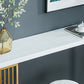 Glam Style Rectangle Counter Table 44-inch Height Solid Wood Top Bar Table Clearhalo 'Bar Furniture' 'Bar Tables' 'bar_tables' 'furn' 'furn_bar_tables' 'Furniture' 'furniture_bar_tables' 'Kitchen & Dining Furniture' 5017578