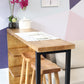 Pine Wood Bar Table Traditional Luxury Rectangle Bar Dining Table with Sled Base Clearhalo 'Bar Furniture' 'Bar Tables' 'bar_tables' 'Furniture' 'furniture_bar_tables' 'Kitchen & Dining Furniture' 5017594