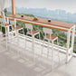 Wood Top Bar Table Industrial Bar Dining Table with Trestle Base White Without Chairs Clearhalo 'Bar Furniture' 'Bar Tables' 'bar_tables' 'furn' 'furn_bar_tables' 'Furniture' 'furniture_bar_tables' 'Kitchen & Dining Furniture' 5017605