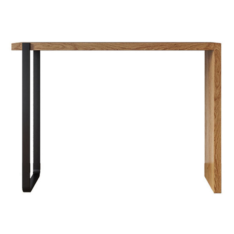Rectangle Bar Dining Table Contemporary Wood Bar Table with Sled Base Clearhalo 'Bar Furniture' 'Bar Tables' 'bar_tables' 'furn' 'furn_bar_tables' 'Furniture' 'furniture_bar_tables' 'Kitchen & Dining Furniture' 5017639
