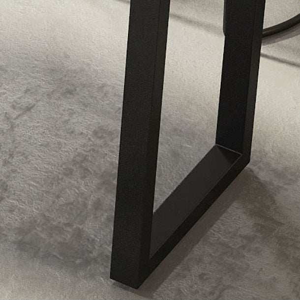 Solid Wood Bar Table Brown Industrial Bar Dining Table with Sled Base Clearhalo 'Bar Furniture' 'Bar Tables' 'bar_tables' 'furn' 'furn_bar_tables' 'Furniture' 'furniture_bar_tables' 'Kitchen & Dining Furniture' 5017656