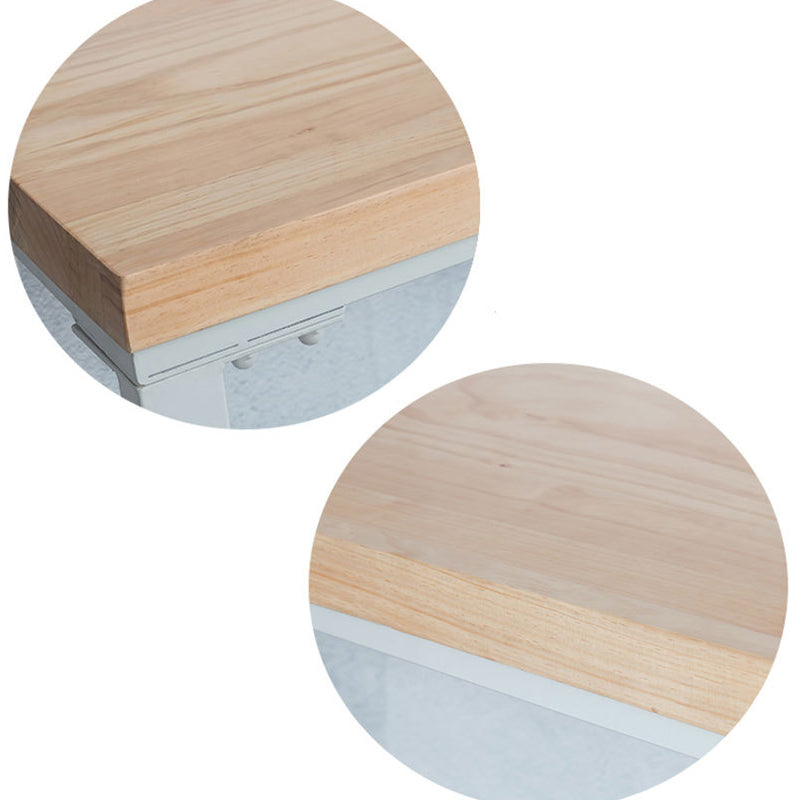 Rectangle Bar Table Contemporary Wood Bar Table with Trestle Base Clearhalo 'Bar Furniture' 'Bar Tables' 'bar_tables' 'furn' 'furn_bar_tables' 'Furniture' 'furniture_bar_tables' 'Kitchen & Dining Furniture' 5017725