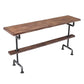 Rectangle Wood Top Bar Table 42-inch Height Industrial Style Bar Table Clearhalo 'Bar Furniture' 'Bar Tables' 'bar_tables' 'furn' 'furn_bar_tables' 'Furniture' 'furniture_bar_tables' 'Kitchen & Dining Furniture' 5017798