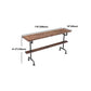 Rectangle Wood Top Bar Table 42-inch Height Industrial Style Bar Table Clearhalo 'Bar Furniture' 'Bar Tables' 'bar_tables' 'furn' 'furn_bar_tables' 'Furniture' 'furniture_bar_tables' 'Kitchen & Dining Furniture' 5017805
