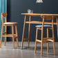 Rubberwood Coffee Shop Scandinavian Stool Matte Finish Upholstered Bar Stools Clearhalo 'Bar Furniture' 'Bar Stools' 'bar_stools' 'furn' 'furn_bar_stools' 'Furniture' 'furniture_bar_stools' 'Kitchen & Dining Furniture' 5017817