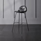 Living Room Matte Finish Leather Stool Scandinavian Footrest Barstool Clearhalo 'Bar Furniture' 'Bar Stools' 'bar_stools' 'furn' 'furn_bar_stools' 'Furniture' 'furniture_bar_stools' 'Kitchen & Dining Furniture' 5018011