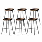 Industrial Matte Finish Leather Barstool Living Room Low Back Stool Coffee 6 Piece Set Bar Stool(30"H) Clearhalo 'Bar Furniture' 'Bar Stools' 'bar_stools' 'furn' 'furn_bar_stools' 'Furniture' 'furniture_bar_stools' 'Kitchen & Dining Furniture' 5018035