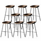 Industrial Matte Finish Leather Barstool Living Room Low Back Stool Coffee 8 Piece Set Bar Stool(30"H) Clearhalo 'Bar Furniture' 'Bar Stools' 'bar_stools' 'furn' 'furn_bar_stools' 'Furniture' 'furniture_bar_stools' 'Kitchen & Dining Furniture' 5018038