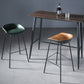Industrial Matte Finish Leather Barstool Living Room Low Back Stool Clearhalo 'Bar Furniture' 'Bar Stools' 'bar_stools' 'furn' 'furn_bar_stools' 'Furniture' 'furniture_bar_stools' 'Kitchen & Dining Furniture' 5018043