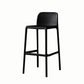 Stackable Low Back Modern Barstool Matte Finish Plastic Home Stool Clearhalo 'Bar Furniture' 'Bar Stools' 'bar_stools' 'Furniture' 'furniture_bar_stools' 'Kitchen & Dining Furniture' 5018093