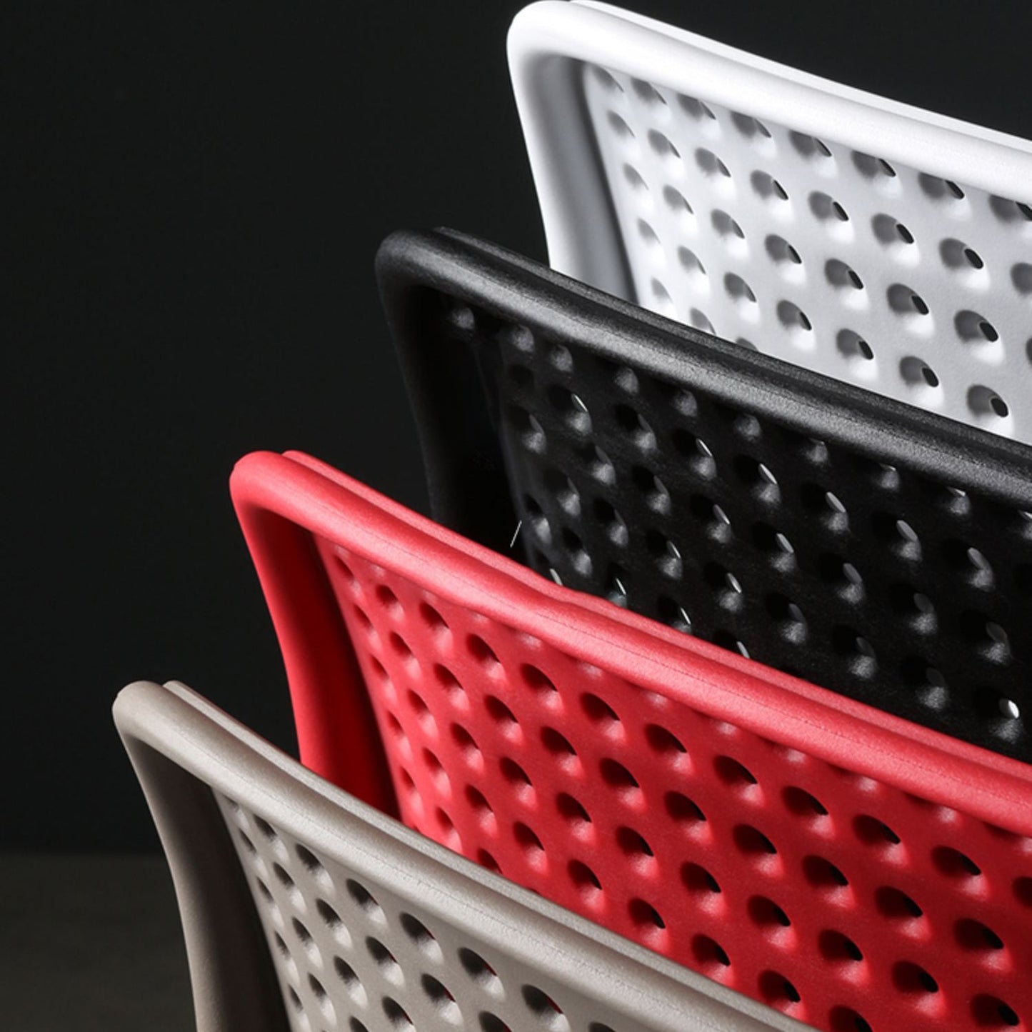 Stackable Low Back Modern Barstool Matte Finish Plastic Home Stool Clearhalo 'Bar Furniture' 'Bar Stools' 'bar_stools' 'Furniture' 'furniture_bar_stools' 'Kitchen & Dining Furniture' 5018095