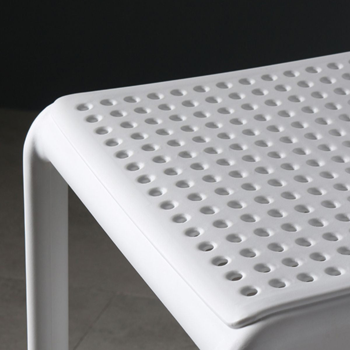Stackable Low Back Modern Barstool Matte Finish Plastic Home Stool Clearhalo 'Bar Furniture' 'Bar Stools' 'bar_stools' 'Furniture' 'furniture_bar_stools' 'Kitchen & Dining Furniture' 5018100