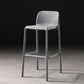 Stackable Low Back Modern Barstool Matte Finish Plastic Home Stool Clearhalo 'Bar Furniture' 'Bar Stools' 'bar_stools' 'Furniture' 'furniture_bar_stools' 'Kitchen & Dining Furniture' 5018112