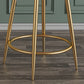 Modern Armless Backrest Counter Stool Iron Dining Room Bar Stool with Leather Cushion Clearhalo 'Bar Furniture' 'Bar Stools' 'bar_stools' 'furn' 'furn_bar_stools' 'Furniture' 'furniture_bar_stools' 'Kitchen & Dining Furniture' 5018142