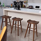 Modern Armless Counter Stool Pine Wood Cafe Bar Stool with Wooden Seat and Pedal Clearhalo 'Bar Furniture' 'Bar Stools' 'bar_stools' 'furn' 'furn_bar_stools' 'Furniture' 'furniture_bar_stools' 'Kitchen & Dining Furniture' 5018199