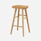 Modern Armless Counter Stool Pine Wood Cafe Bar Stool with Wooden Seat and Pedal Clearhalo 'Bar Furniture' 'Bar Stools' 'bar_stools' 'furn' 'furn_bar_stools' 'Furniture' 'furniture_bar_stools' 'Kitchen & Dining Furniture' 5018208