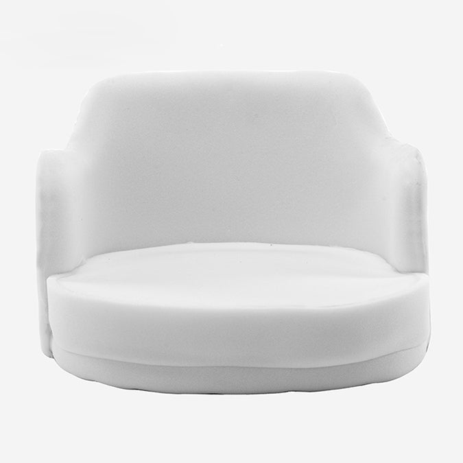 Modern Reception Armed Swivel Stool Matte Finish Leather Barstool Clearhalo 'Bar Furniture' 'Bar Stools' 'bar_stools' 'furn' 'furn_bar_stools' 'Furniture' 'furniture_bar_stools' 'Kitchen & Dining Furniture' 5018501