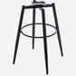 Modern Reception Armed Swivel Stool Matte Finish Leather Barstool Clearhalo 'Bar Furniture' 'Bar Stools' 'bar_stools' 'furn' 'furn_bar_stools' 'Furniture' 'furniture_bar_stools' 'Kitchen & Dining Furniture' 5018503