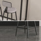 Modern Armless Backrest Counter Stool Iron Kitchen Bar Stool with Cushion Clearhalo 'Bar Furniture' 'Bar Stools' 'bar_stools' 'furn' 'furn_bar_stools' 'Furniture' 'furniture_bar_stools' 'Kitchen & Dining Furniture' 5018558